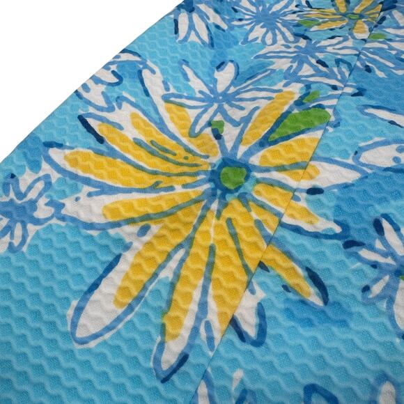 Lilly Pulitzer Shift Mini Dress Women’s 4 Blue Yellow Daisy Dance Sleeveless New - Picture 4 of 8